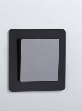 开关贴墙贴纯色家用简约现代装饰贴开关保护套轻奢风免粘防水定制