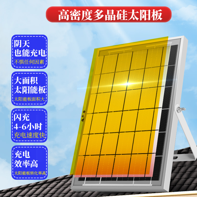 太阳能户外灯泡室内照明灯专用家用屋里灯庭院灯充电灯泡小夜灯头-图1