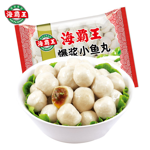 海霸王包心鱼丸海鲜丸子牛肉丸虾滑水饺火锅食材麻辣烫关东煮任选 - 图3