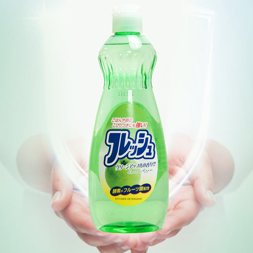 日本进口火箭石碱AWAS果味洗洁精清洁剂厨房餐具祛油600ml - 图3