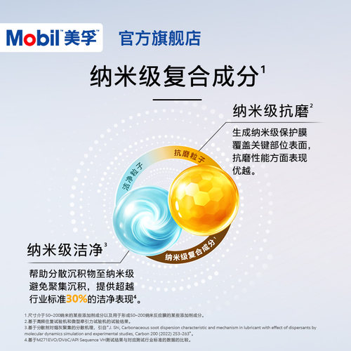 Mobil美孚1号劲擎表现超金0W-30 1L API SQ 全合成汽车发动机油 - 图0