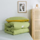 Pure cotton washed quilt cover skin-friendly solid color for sleeping naked