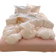 Soft and skin-friendly cotton double-layer gauze four-piece set