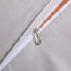 100 thread count long staple cotton satin duvet cover single piece