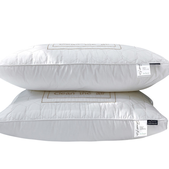 Combed cotton five-star hotel pillow style embroidery