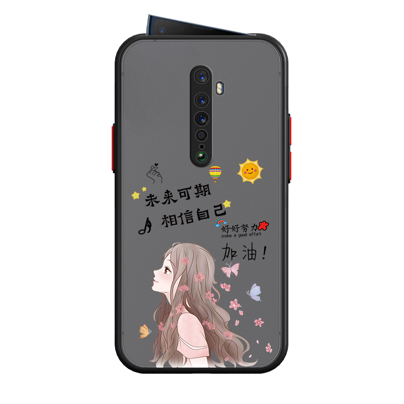 适用opporeno2手机壳oppo保护硅胶套reno2z全包镜头opopreno1防摔比心ren02z肤感软壳oppr男opoor女0pp0r创意 - 图3