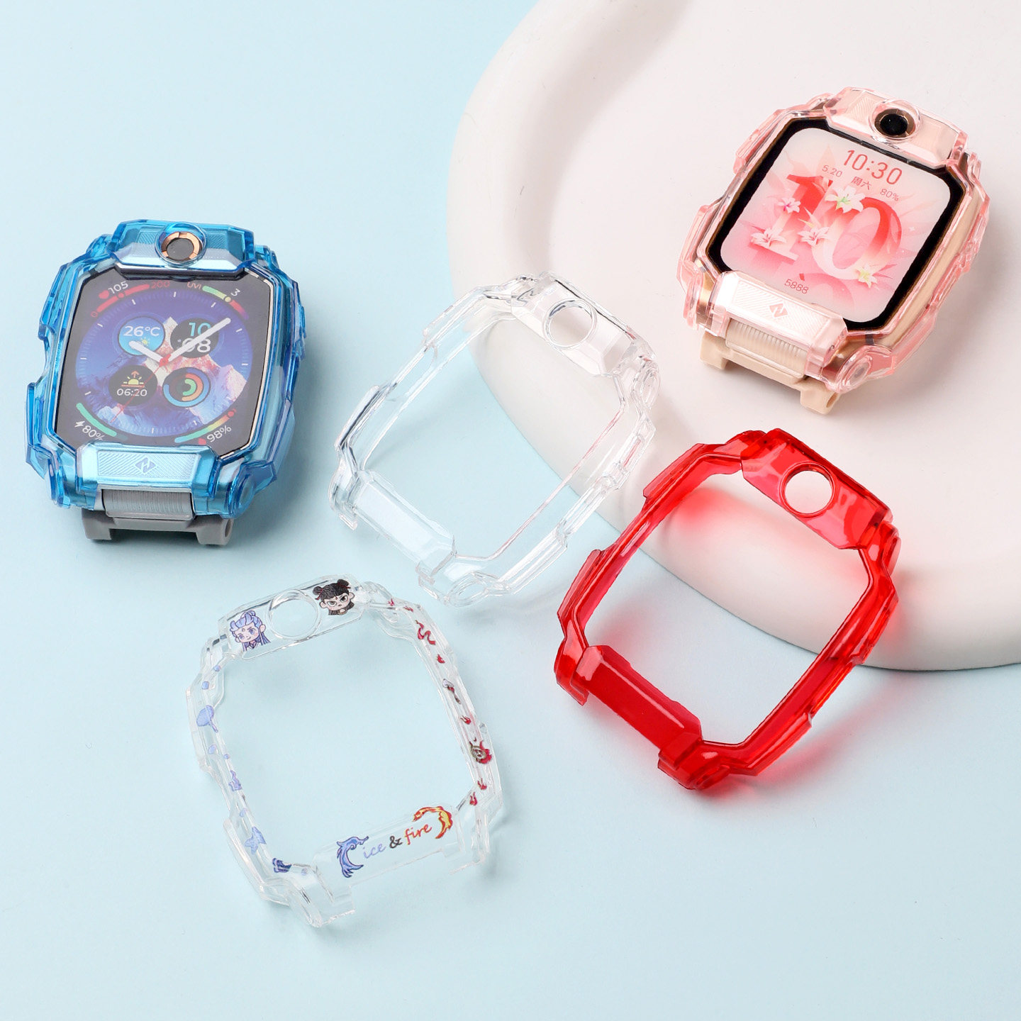 适用于小天才Z11手表保护壳钢化膜旗舰儿童电话手表壳Z11哪吒定制版保护套智能手表膜防爆透明防摔防刮配件,淘宝优惠券,粉丝福利购,淘宝优惠卷