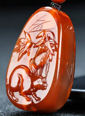 天然生肖属相儿童款凉山南红玛瑙