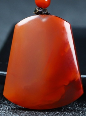 凉山原石保佑平安挂件南红玛瑙