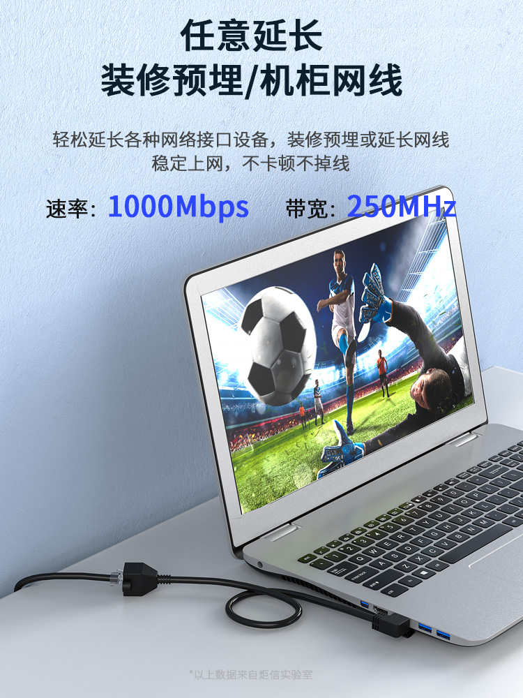 网线家用超6六类千兆弯头90度网络跳线上下左右弯机柜成品延长线