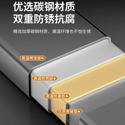 厨房多层调料架可调节层高佐料收纳架子家用壁挂调味瓶罐放置神器 - 图1