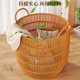 Imitation rattan dirty clothes basket for home good-looking bedroom bedside