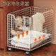 Removable laundry basket on wheels