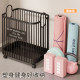 Yoga mat storage basket household large capacity basketball with wheels