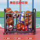 Kindergarten basketball storage basket with large capacity with cover
