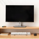 Solid wood computer monitor elevated stand