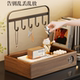 Solid wood key storage entrance ornaments jewelry hanger