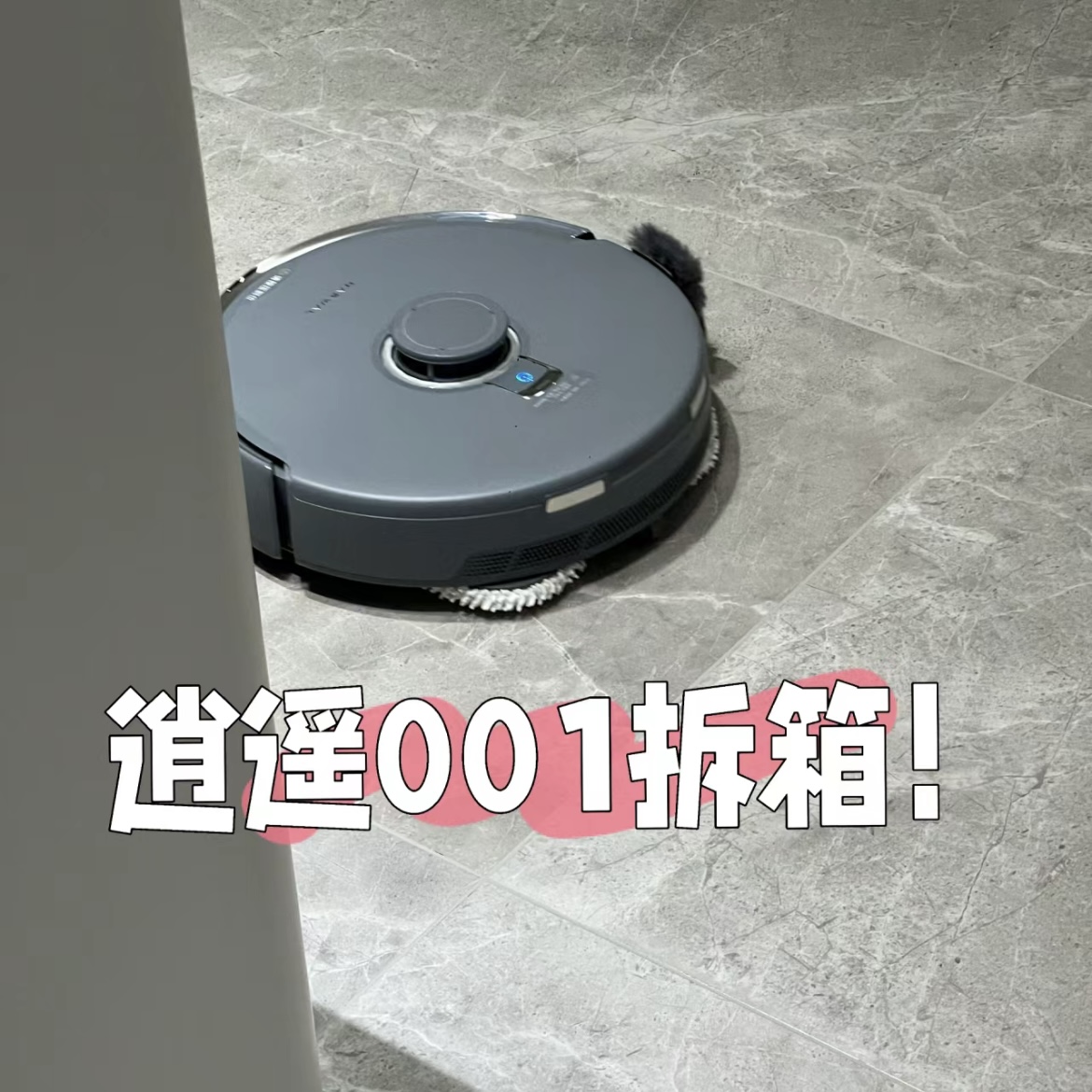 云鲸逍遥001扫地机器人智能家用双芯双目基站热水自清洁扫拖一体