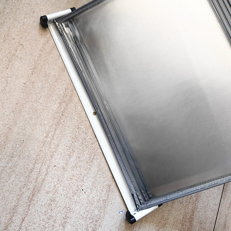 挂墙翻页文件架支架壁挂资料架10页金属车间转轴工字5页展示夹A4 - 图2