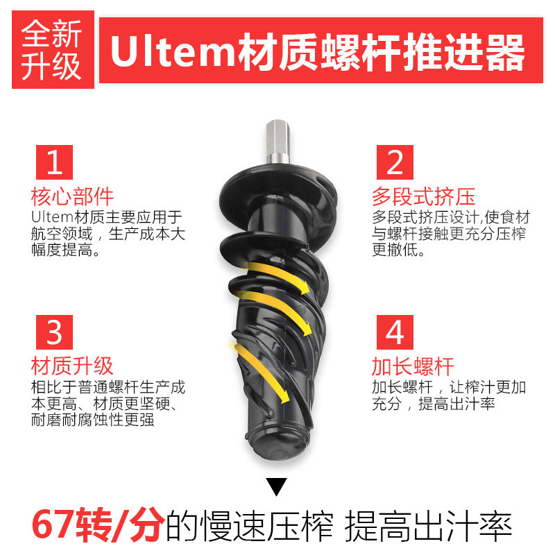 omega juicers家用全自动榨汁机 欧美爵士榨汁机