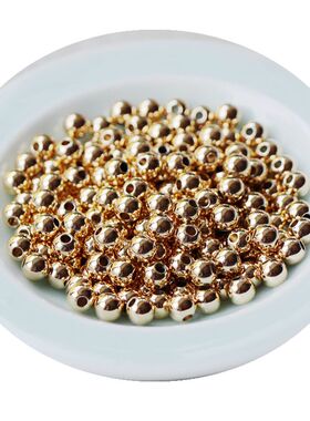 金珠光面饰品配件50颗一份手链