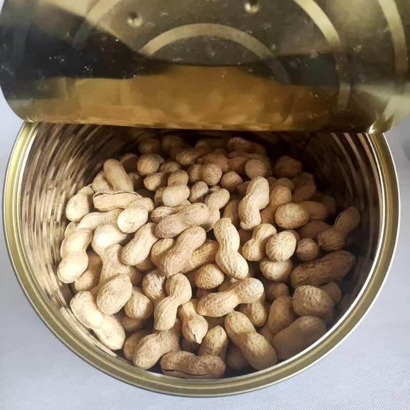 优客原味烤花生果炒熟带壳双粒小粒 优客食品花生