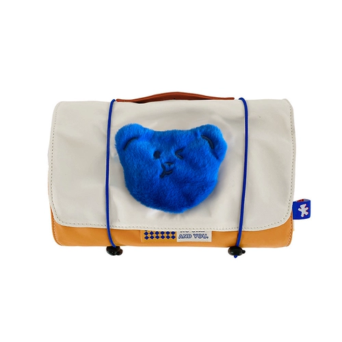 Милая вместительная и большая портативная складная сумка-органайзер для путешествий, в корейском стиле, с медвежатами