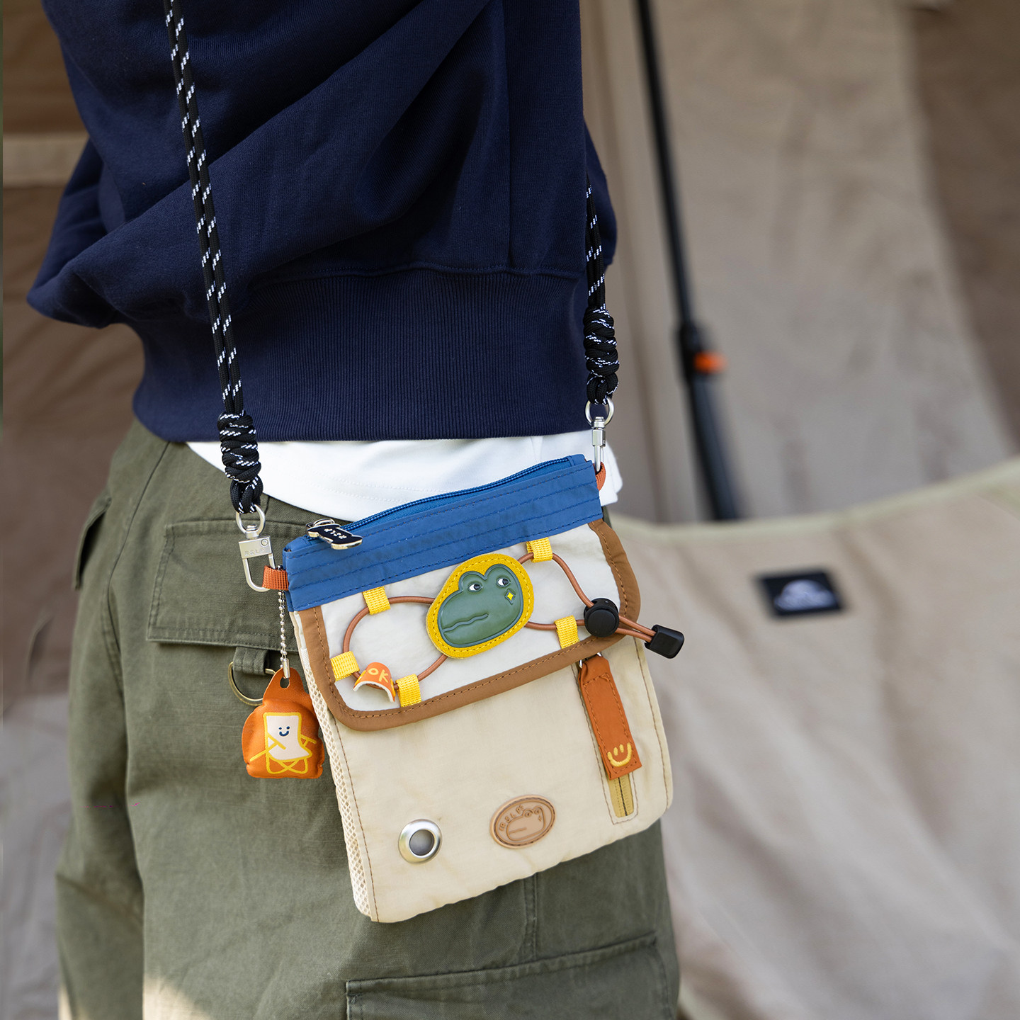Ruosuliangpin outdoor portable cross-body mobile phone bag