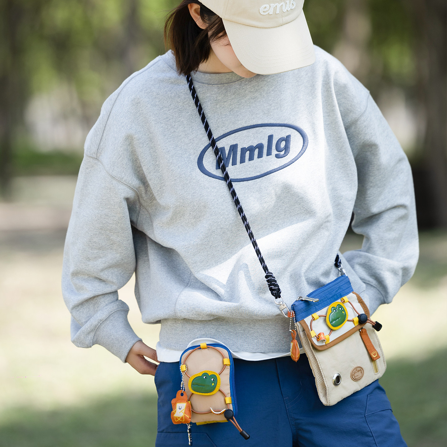 Ruosuliangpin outdoor portable cross-body mobile phone bag