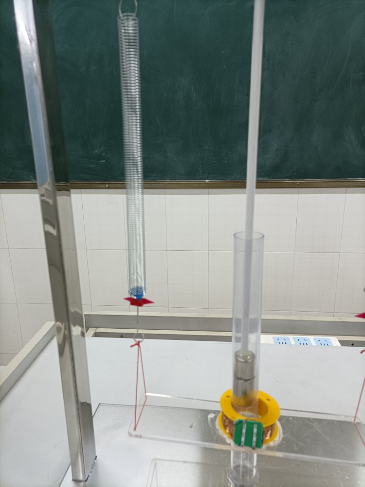 高中物理实验楞次定律法拉第电磁感应力电弹簧振动显示仪器