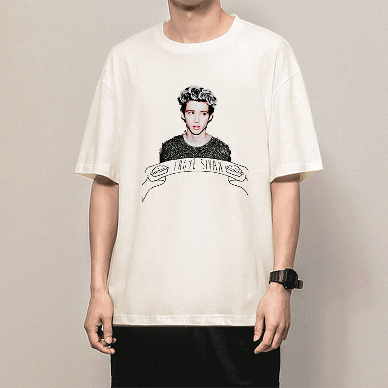 戳爷T恤特洛耶希文短袖TroyeSivan周边Troye Sivan同款衣服 - 图2