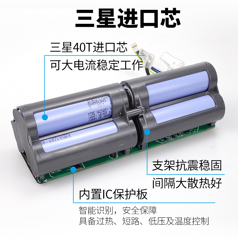 适用追觅洗地机H11/H12Max锂电池HHR24A洗地机电池H12 PRO配件M12 - 图1