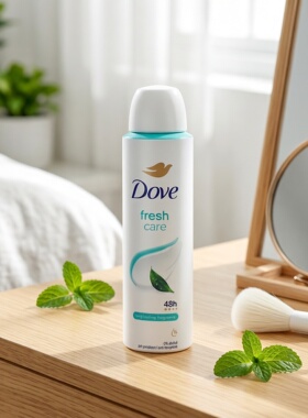 DOVE 清新止汗除臭剂150ml持久清香任何肤质喷雾剂温和无香精进口