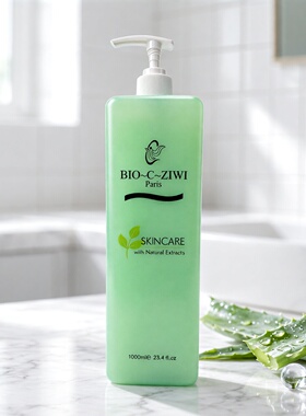 法国诗华BIO-C-ZIWI美容院专用舒缓芦荟氧分啫喱晒后镇静修复1L装