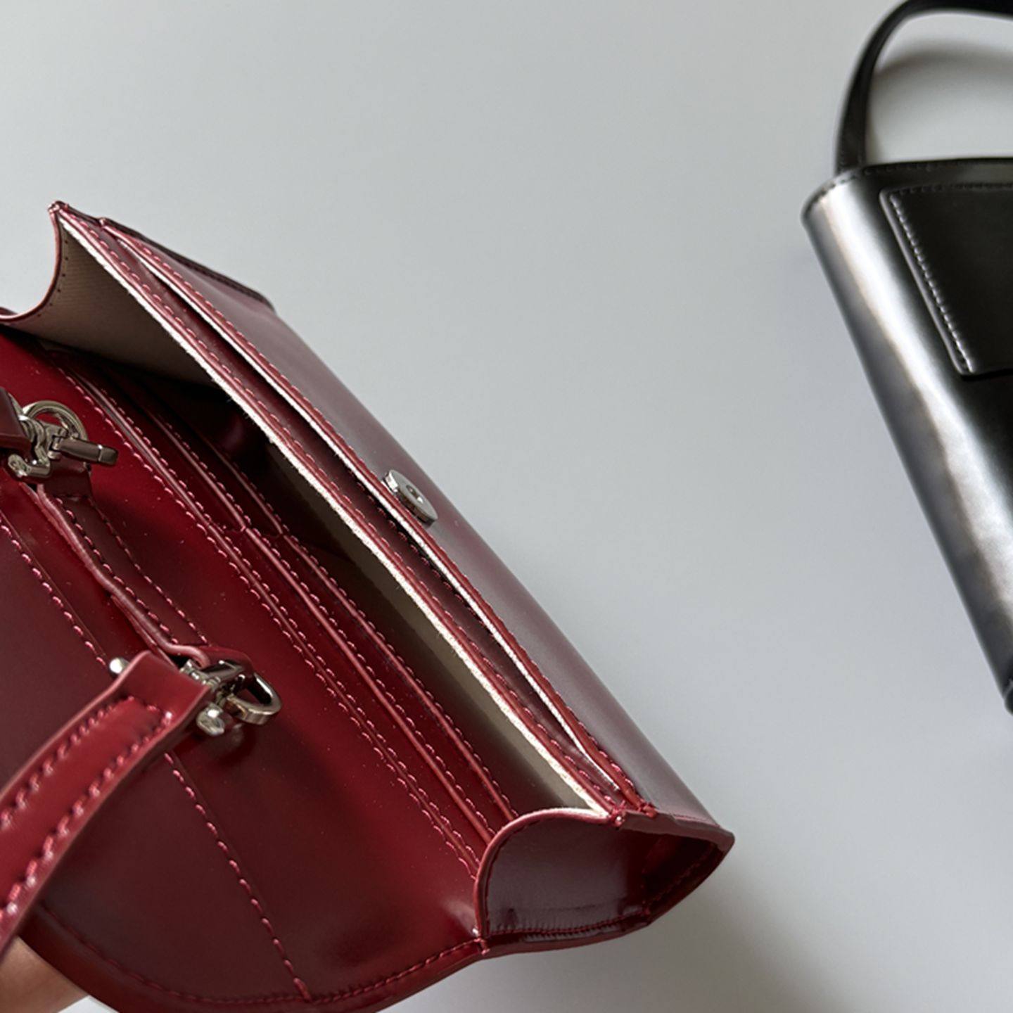 韩版小众款 极简多功能小方包 牛皮斜跨小包手机包 单肩包迷你,淘宝优惠券,粉丝福利购,淘宝优惠卷