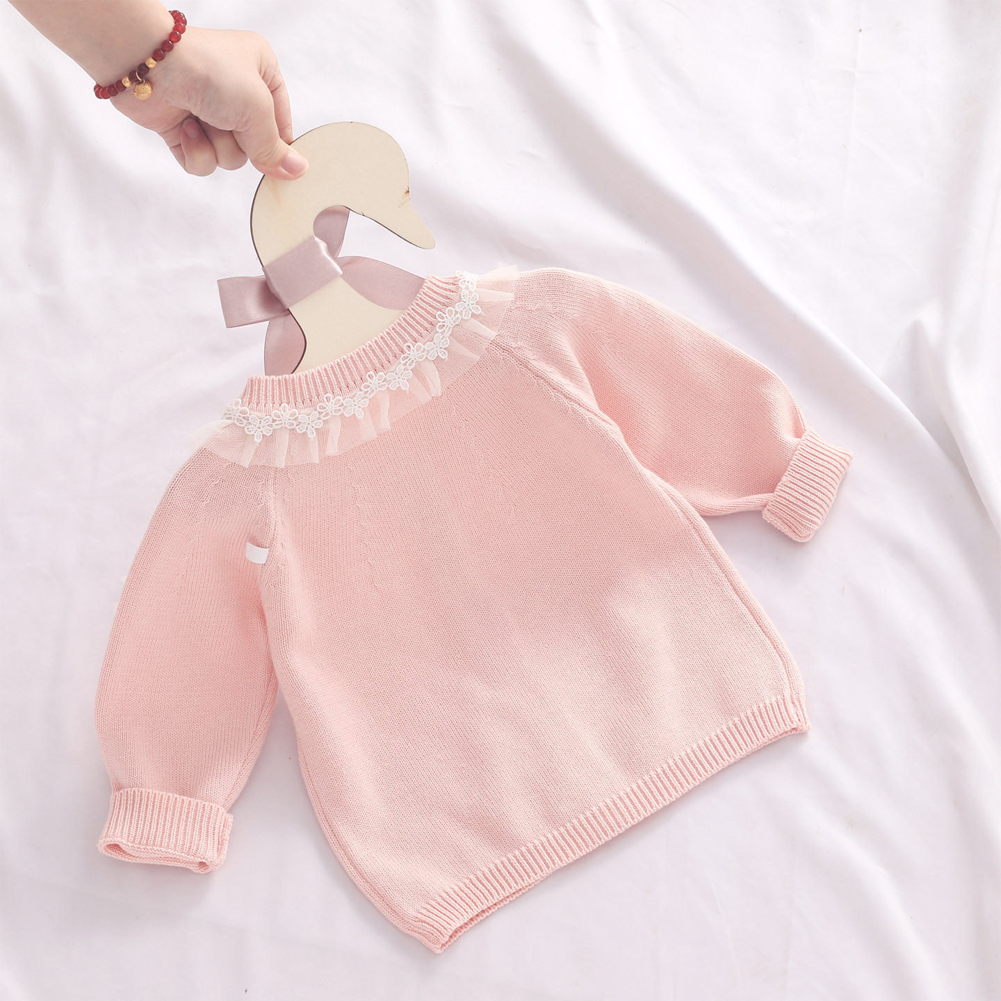 2025新款女童针织开衫纯棉3岁宝宝毛衣6月婴儿外套公主洋气春秋装,淘宝优惠券,粉丝福利购,淘宝优惠卷