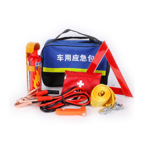 车载应急包套装汽车救援工具箱多功能随车急救包灭火器自驾游用品 - 图3