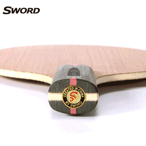Sword世奥得外置纤维底板血玫瑰弧圈进攻横板七层乒乓球拍底板 - 图3