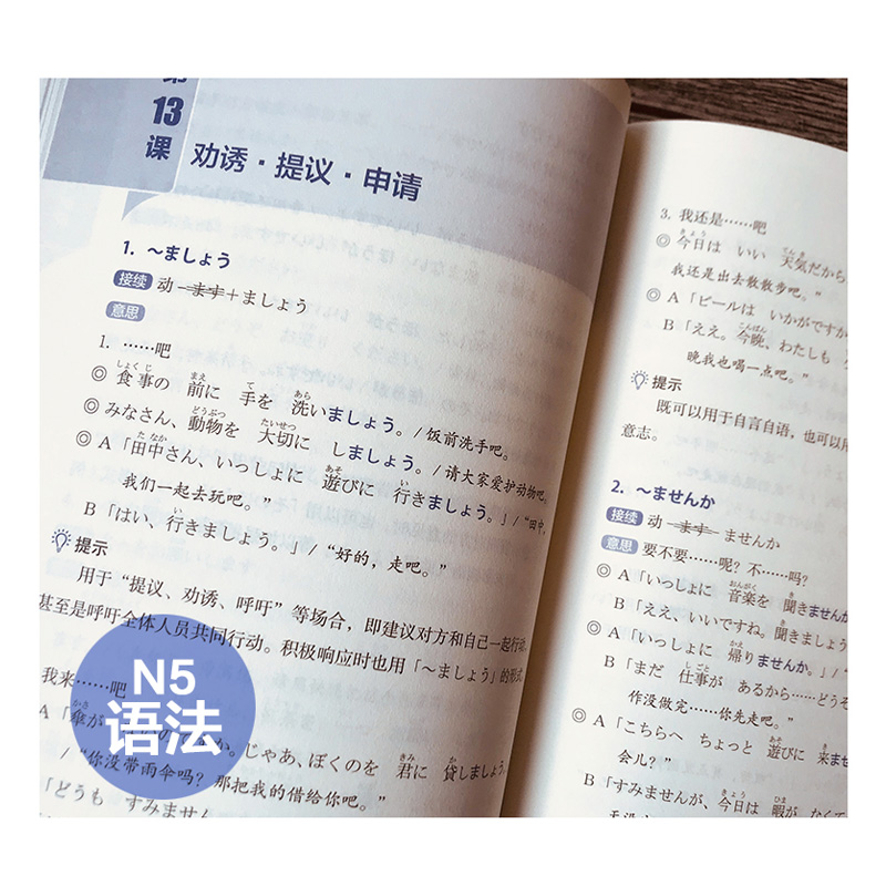 非凡.新日本语能力考试.N5文字词汇.语法.听解.读解.全真模拟试题 刘文照日语五级入门真题详解教材教程书籍资料备考 - 图3