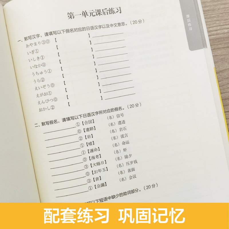 高考日语词汇必备 高中日语单词手册 附赠音频 高三考试课本教材复习资料中等日语研究会 - 图2