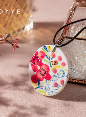 陶瓷首饰创意流行个性吊坠女项链