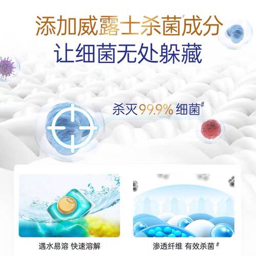 ARFUM/纺优美洗衣凝珠抗菌除菌防静电去污洗衣球海洋香柔顺洗衣液 - 图1