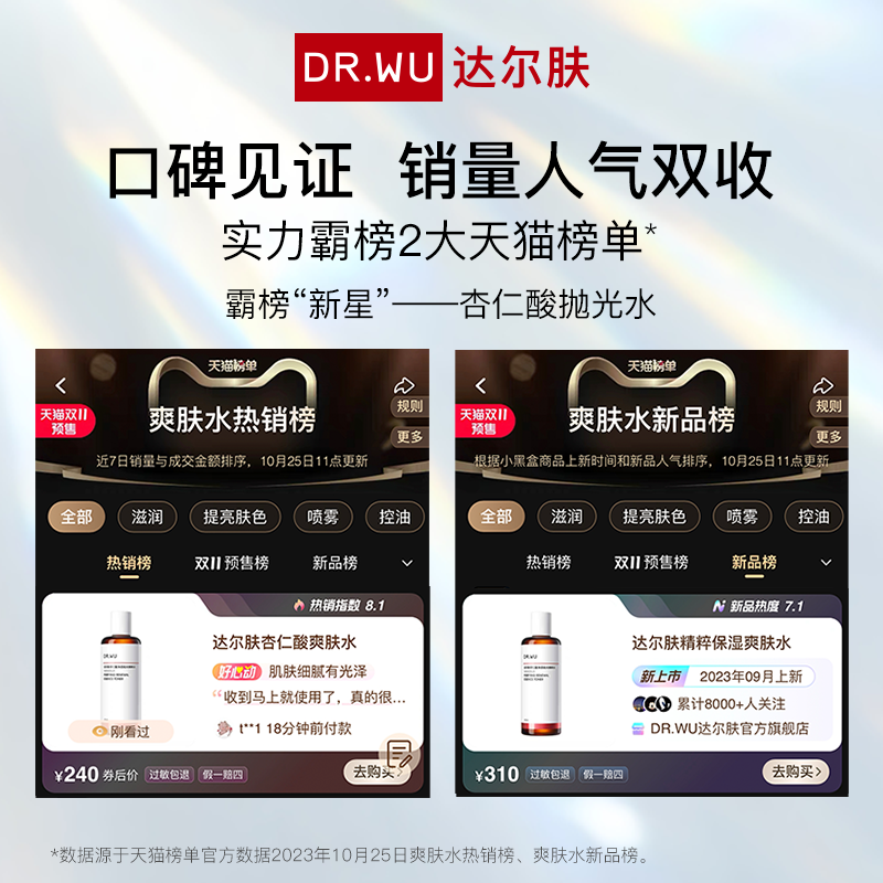  DR.WU达尔肤化妆水/爽肤水