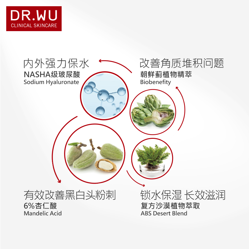 8 30ml 精华液 DR.WU 达尔肤杏仁酸刷酸果酸去角质淡化痘印温和焕肤 8 30ml 精华液 DR.WU 达尔肤杏仁酸刷酸果酸去角质淡化痘印温和焕肤
