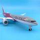 Boeing B777 Qatar Airways 2022 World Cup painted alloy aircraft model passenger aircraft with wheels and lights