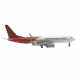 Shenzhen Airlines 737 wheeled assembled simulation aircraft model