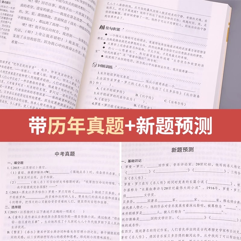 名人传 原著正版无删减完整版 八年级下册必读课外书 人教版课程化阅读丛书阅读初中学生读物书籍经典世界名著小说 - 图3