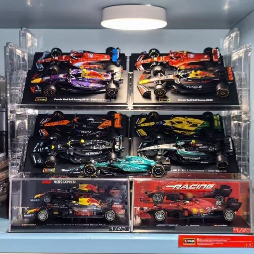 F1比美高1:43车模展示盒汽车模型收纳架亚克力透明防尘陈列柜山姆 - 图1