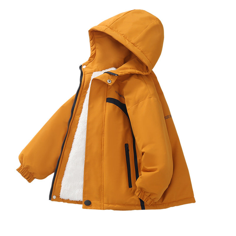 男童加绒加厚外套秋冬季2026新款大童棉服夹棉冲锋衣儿童冬装棉袄,淘宝优惠券,粉丝福利购,淘宝优惠卷