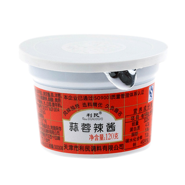 Tianjin Limin garlic chili sauce 120g barbecue rice sauce